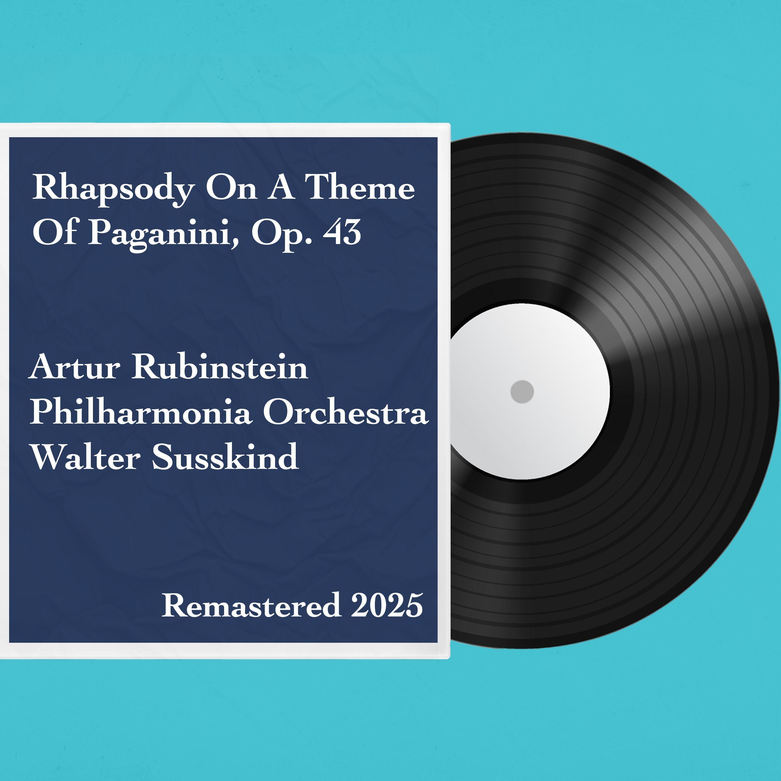 Rhapsody On A Theme Of Paganini, Op. 43: Remastered 2025