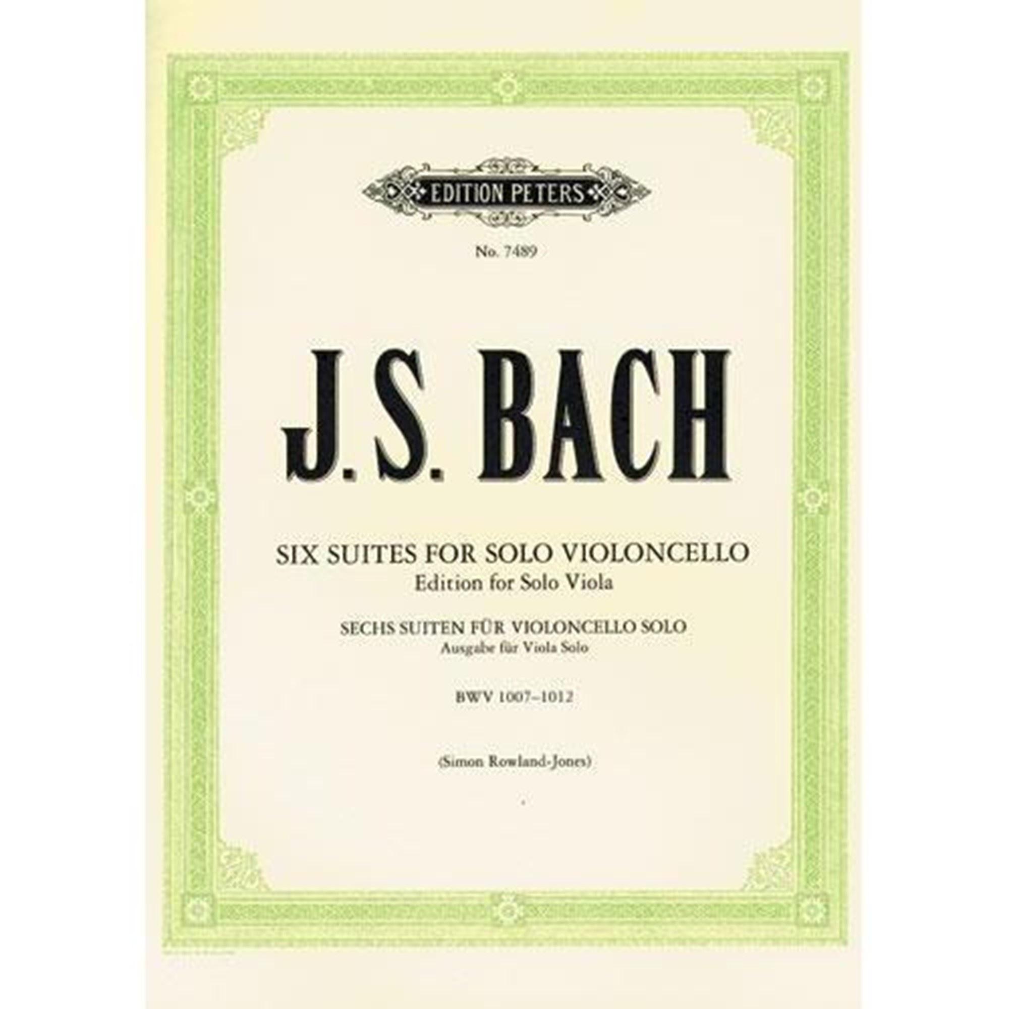 Bach:  Six Suites for Violoncello, BWV 1007-1012
