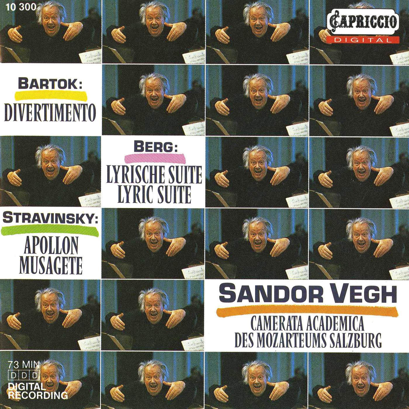 BARTOK, B.: Divertimento / BERG, A.: 3 Pieces from the Lyric Suite / STRAVINSKY, I.: Apollon musagete (Camerata Salzburg)