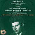 Emil Gilels - The Early Recordings