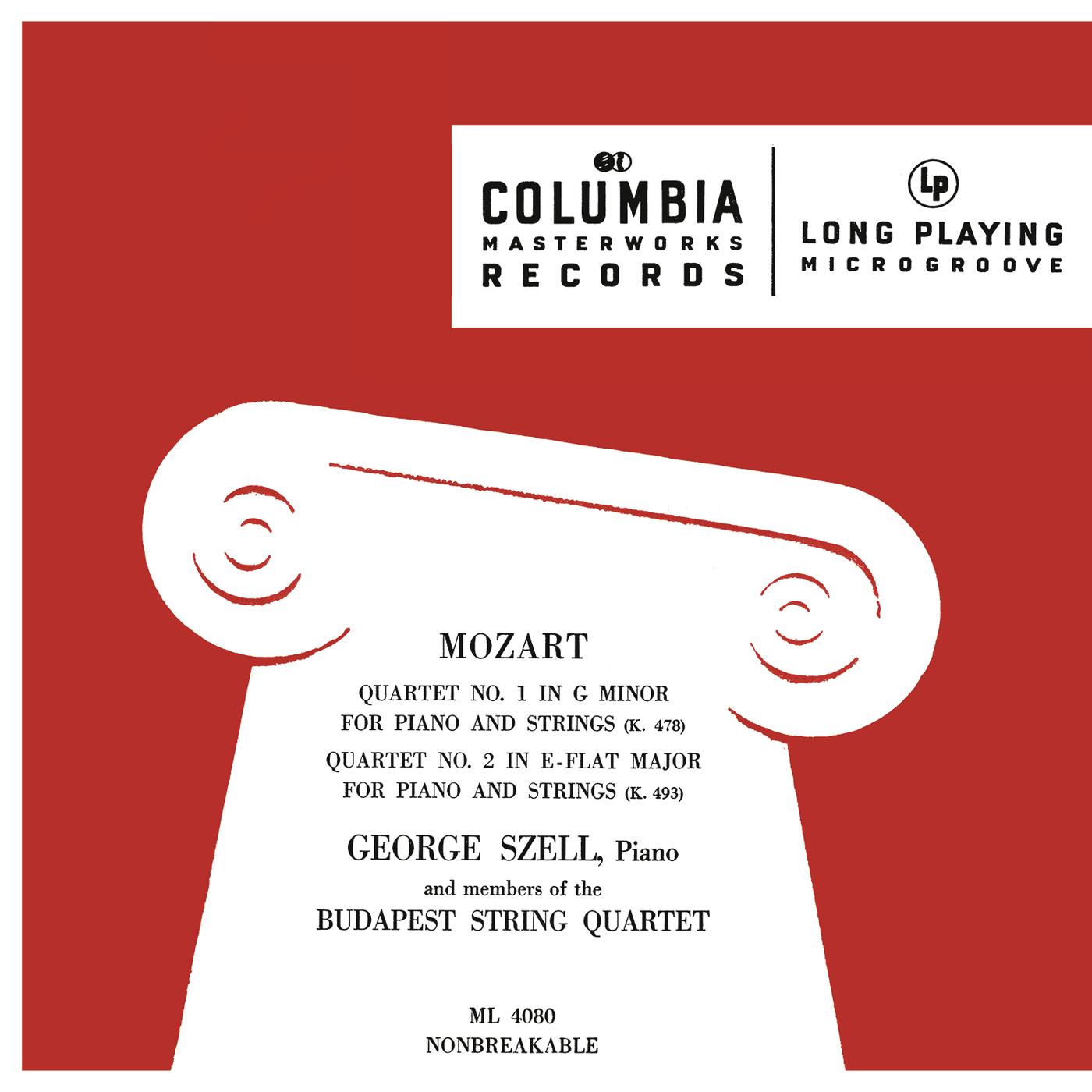 Mozart: Piano Quartets Nos. 1 & 2