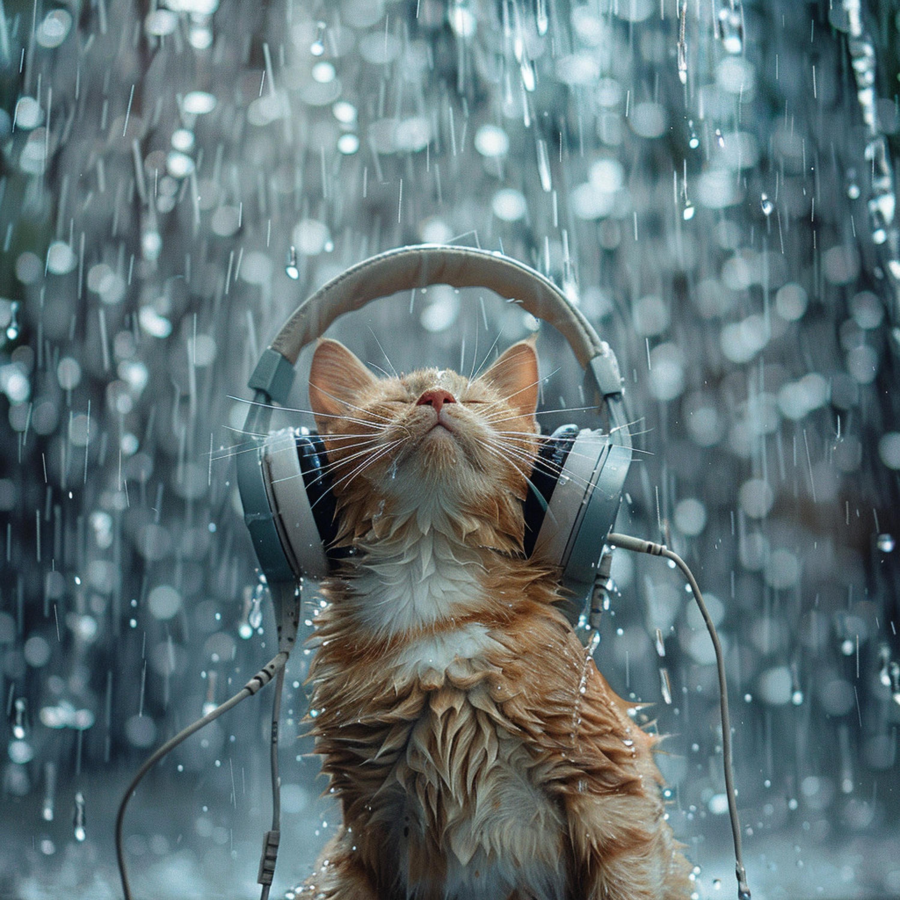 Cat Music Therapy - Serene Rain for Purring Cats