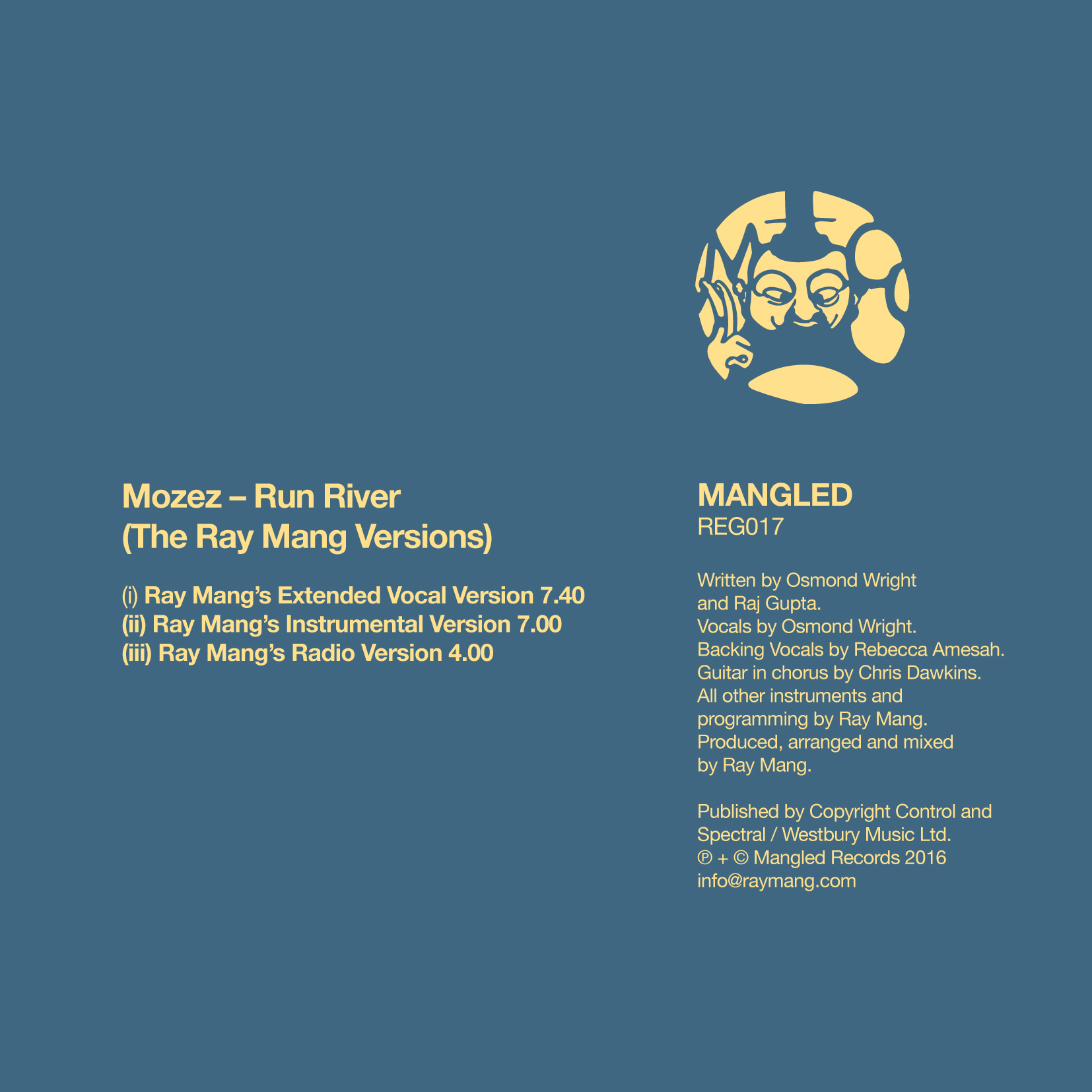 Run River (The Ray Mang Versions)专辑