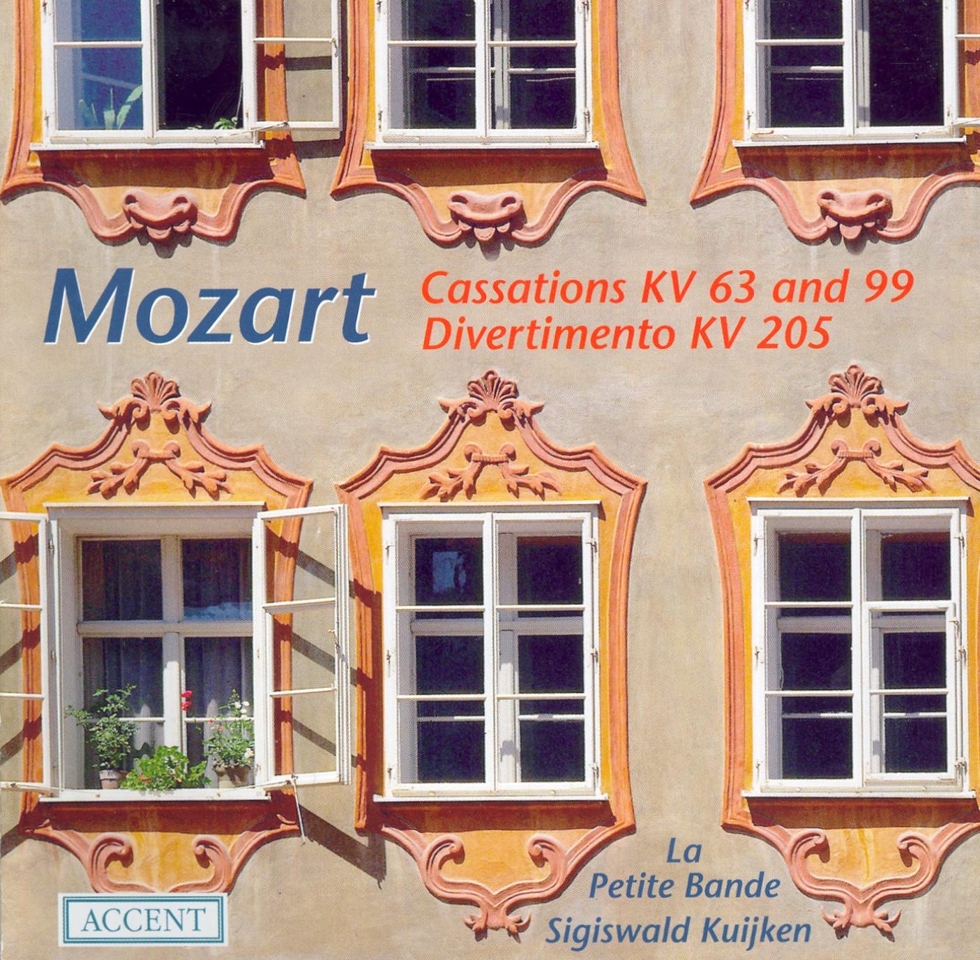 Mozart, W.A.: Cassations - K. 63, 99 / March in D Major / Divertimento in D Major