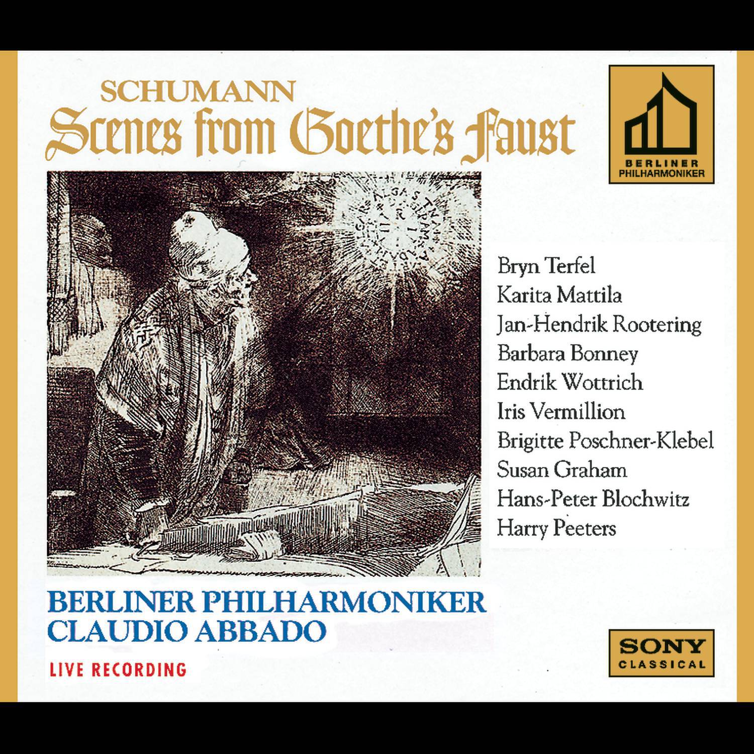 Schumann:  Szenen aus Goethes "Faust"专辑