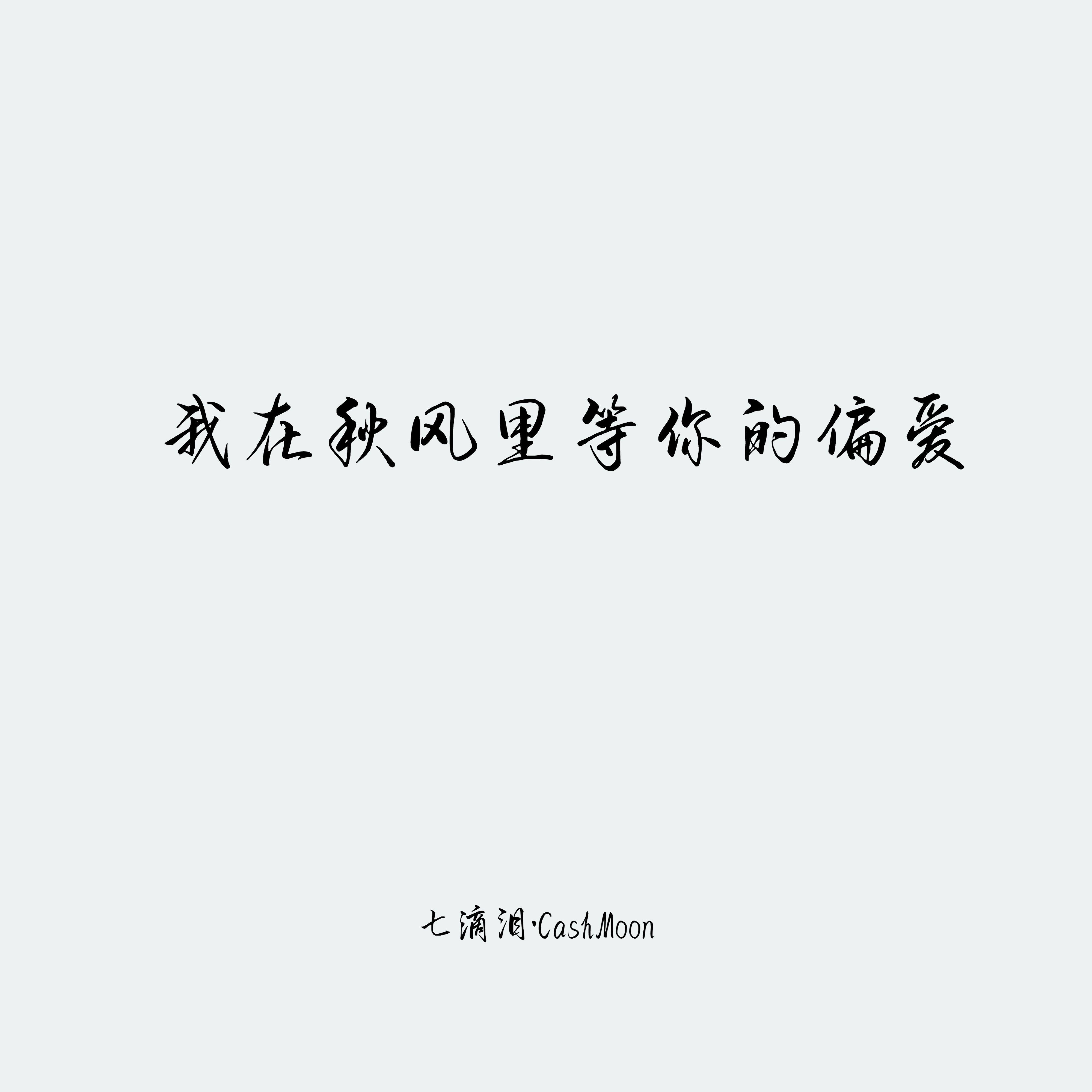 我在秋风里等你的偏爱