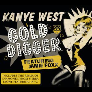 Kanye West-Gold Digger  立体声伴奏 （升8半音）