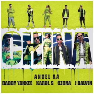 Anuel AA&Daddy Yankee&Karol G&Ozuna&J Balvin-China 伴奏 （升2半音）