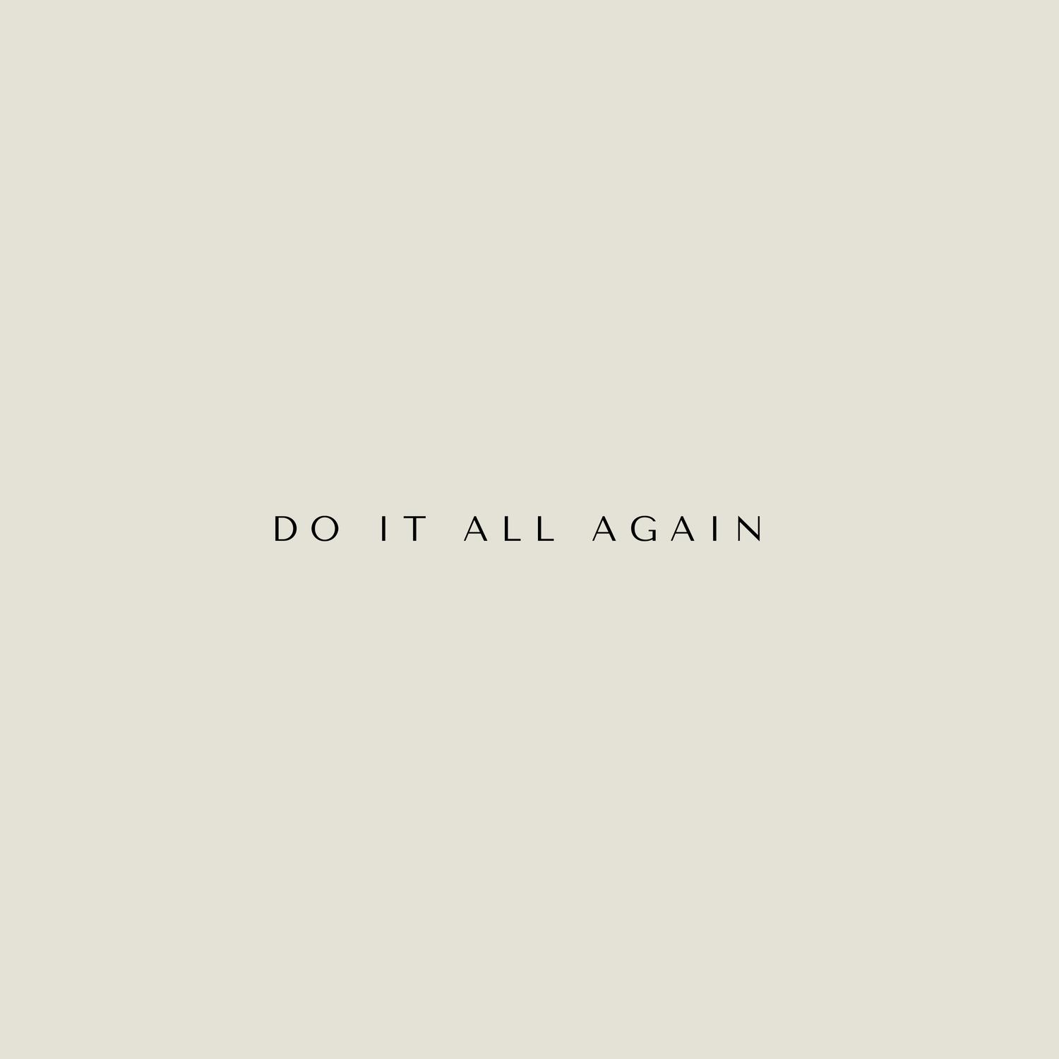 Do It All Again专辑