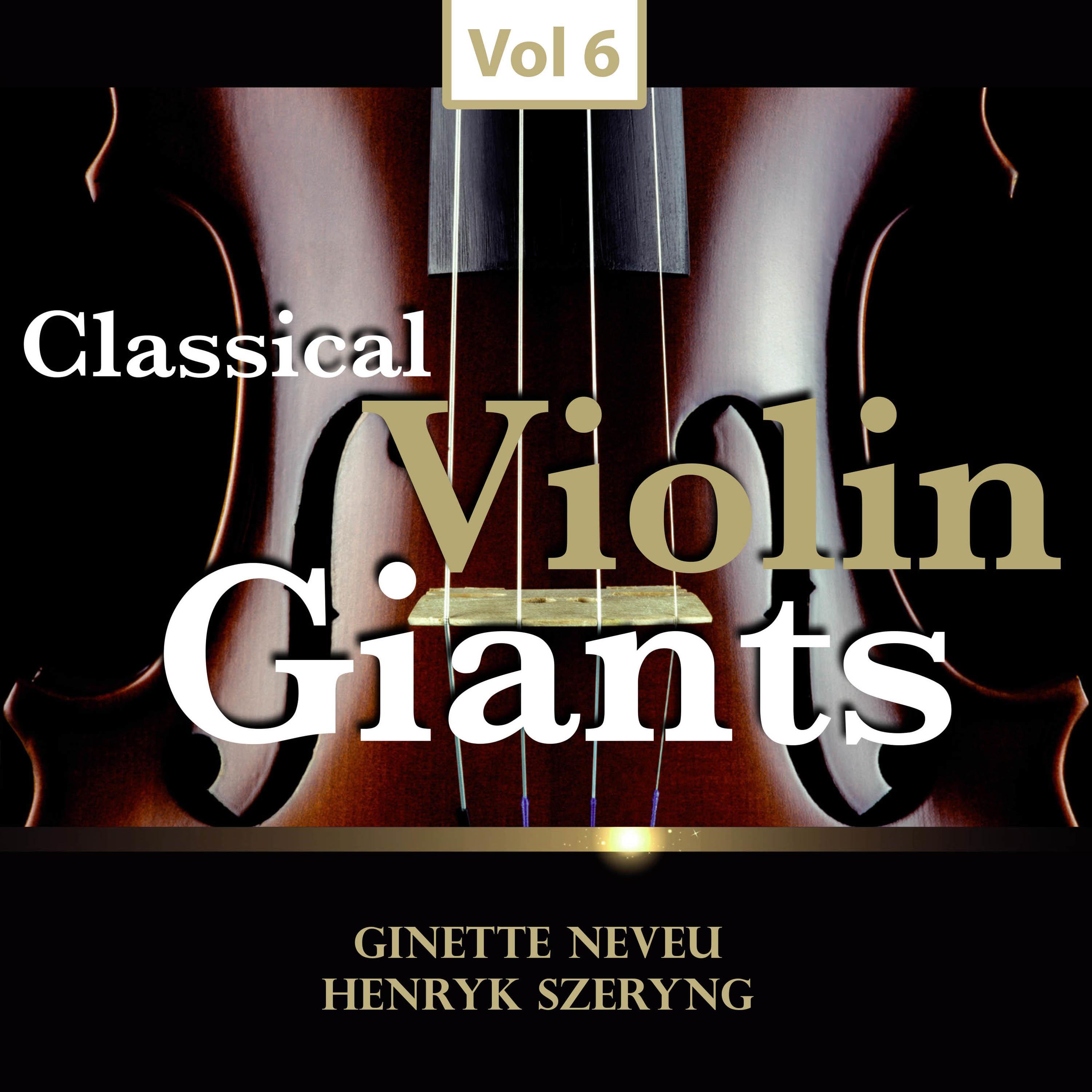 Classical Violin Giants, Vol. 6