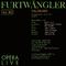 Furtwängler - Opera Live, Vol.40专辑