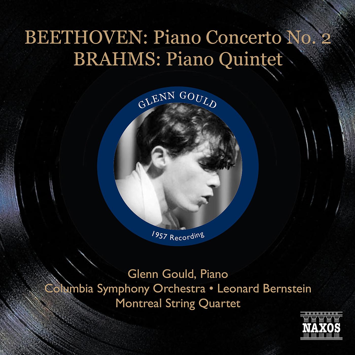 BEETHOVEN, L. van: Piano Concerto No. 2 / BRAHMS, J.: Piano Quintet (Gould) (1957)