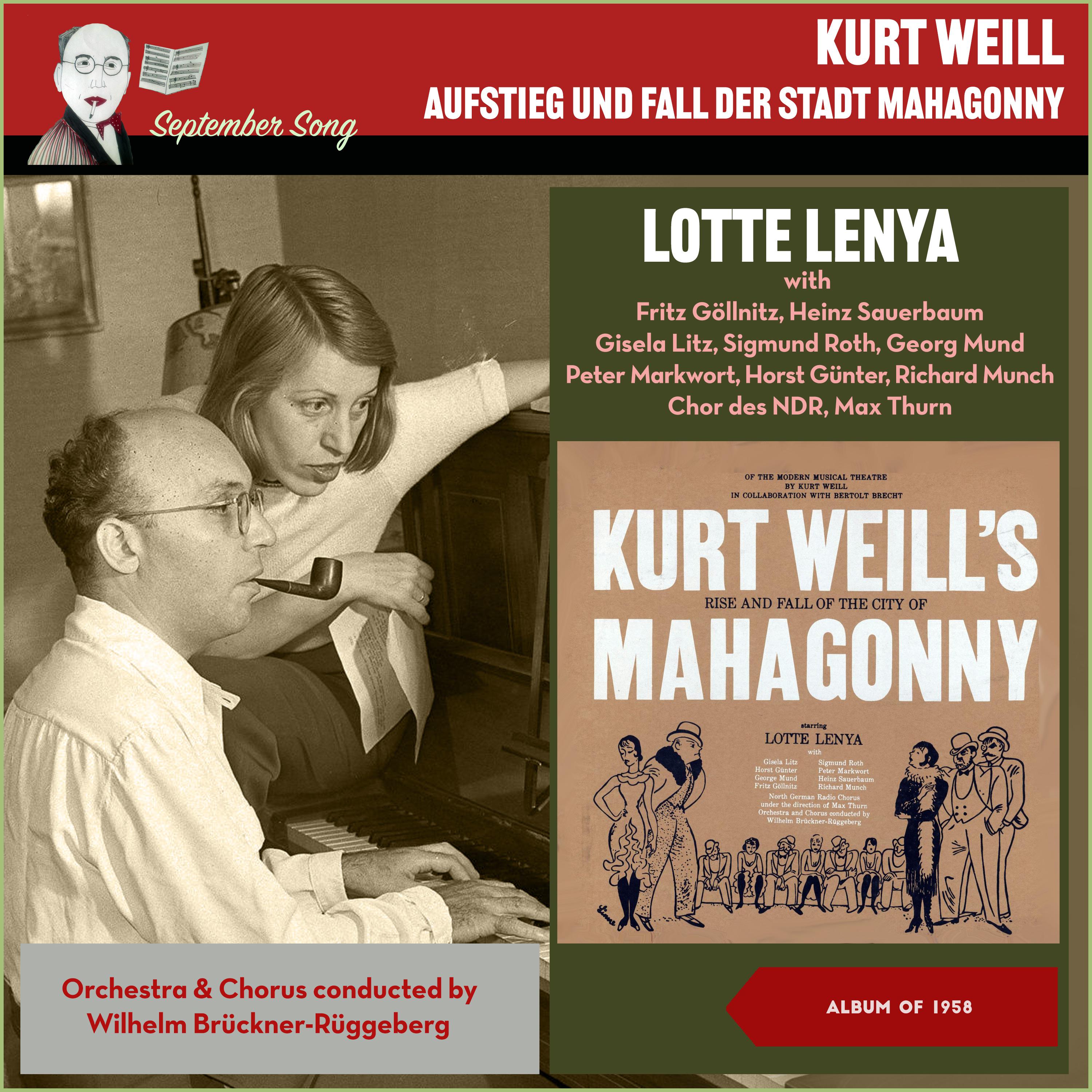 Peter Markwort - Weill: Aufstieg und Fall der Stadt Mahagonny, Act 3, No.20, An einem grauen Vormittag (Fatty, Toby, Bill, Moses, Jenny, Begbick, Chorus)