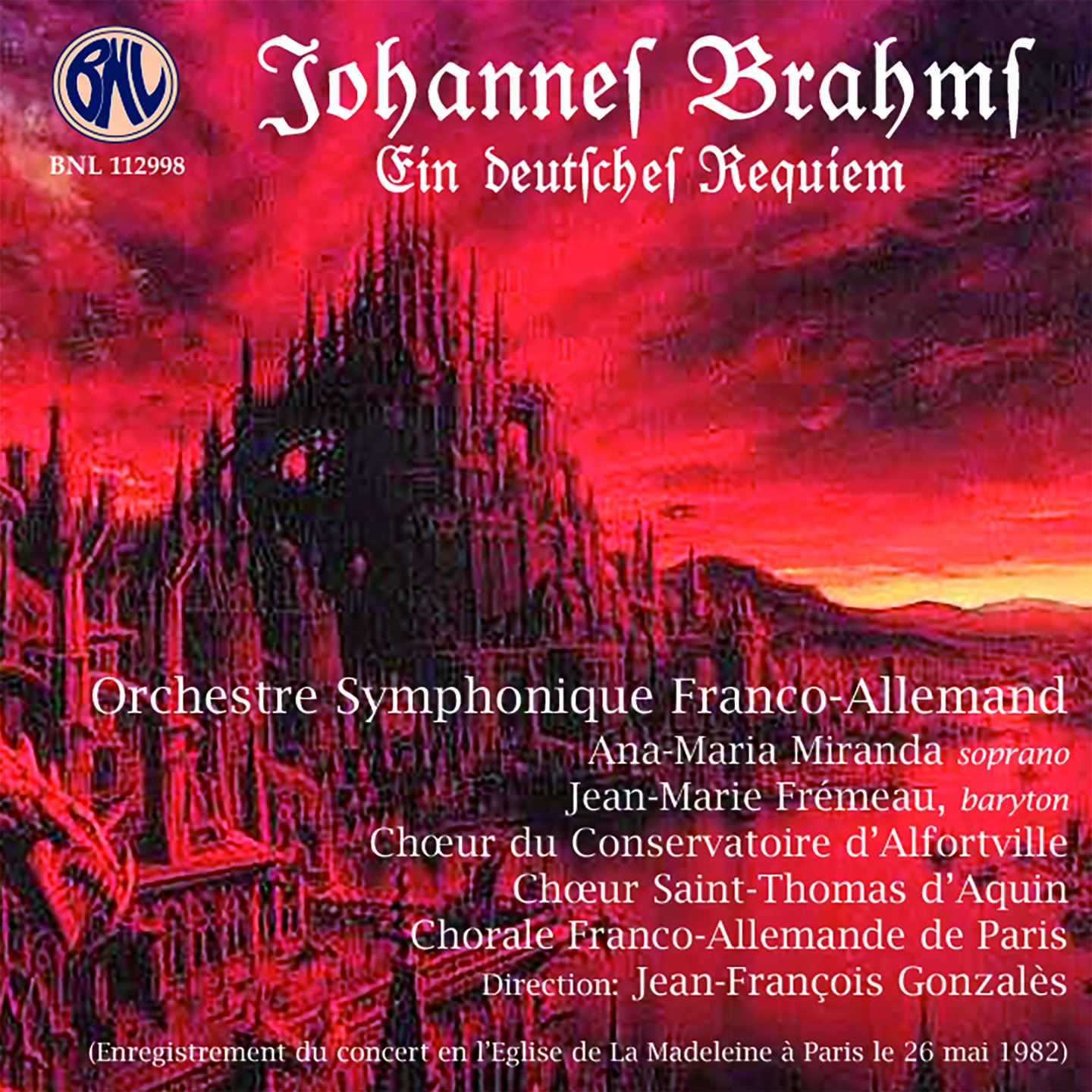 Orchestre Symphonique Franco-Allemand - Ein deutsches Requiem, Op. 45:Denn wir haben hie keine bleibende Statt