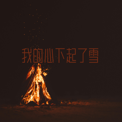 我的心下起了雪