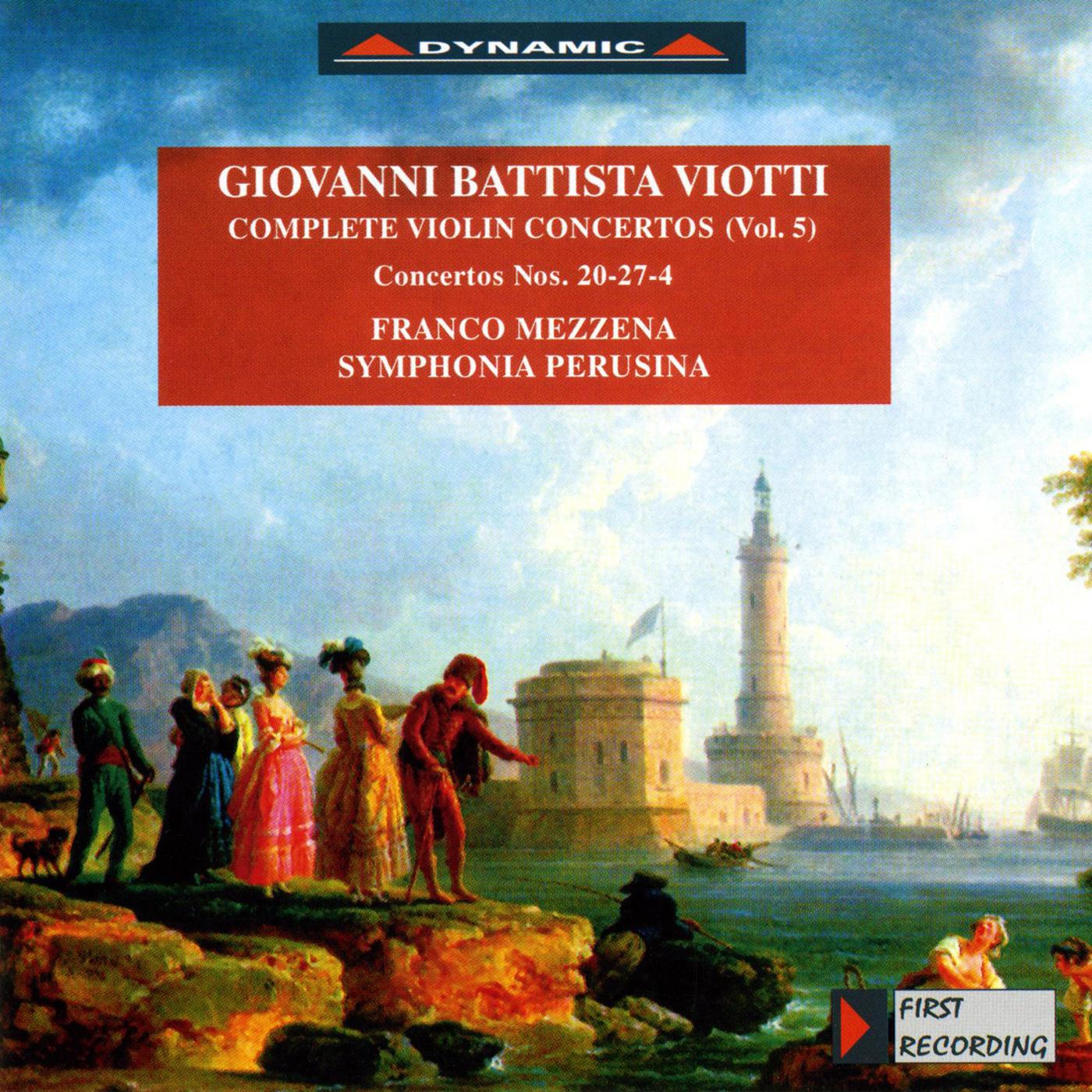 VIOTTI: Violin Concertos (Complete), Vol. 5 - Nos. 4, 20, 27