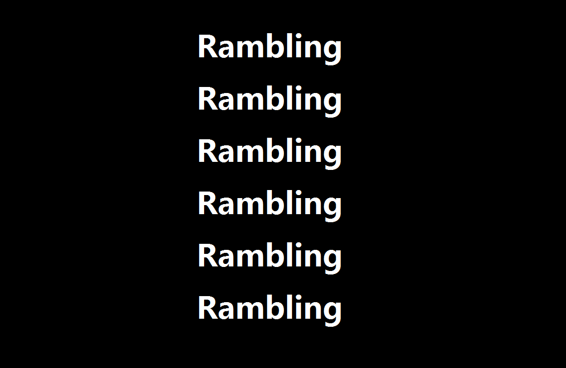 Rambling专辑