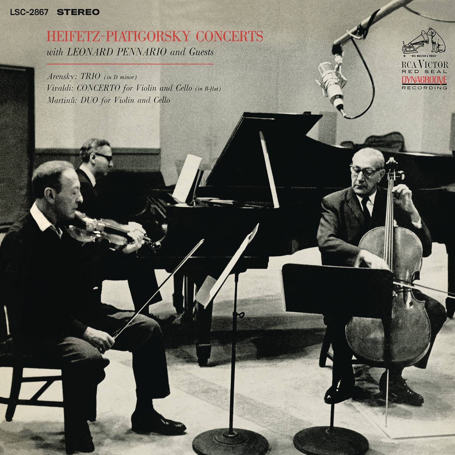 Arensky: Piano Trio No. 1 in D Minor & Vivaldi: Concerto in B-Flat Major & Martinu: Duo for Violin and Cello No. 1 (Remastered)