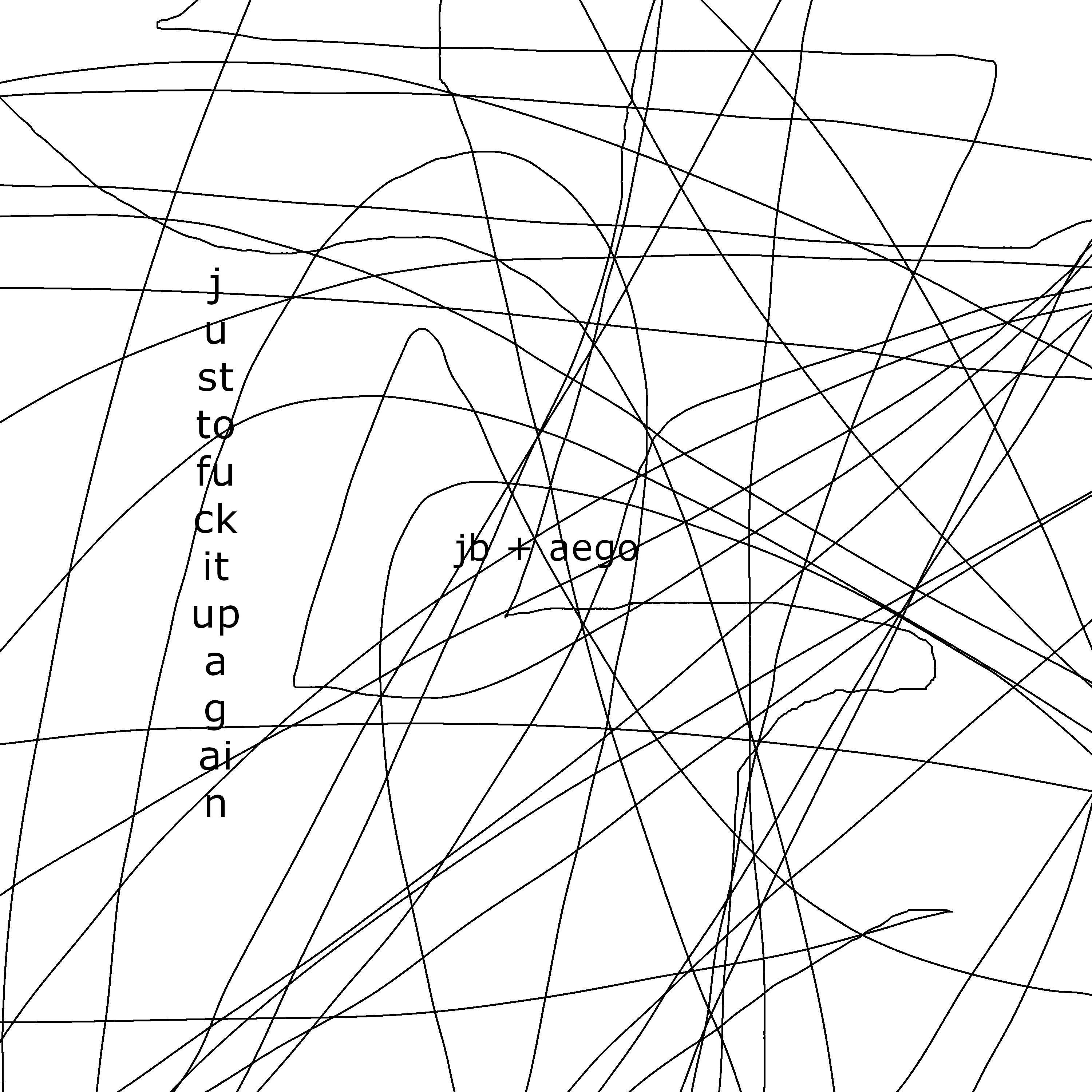 just to **** it up again (feat. aego)