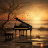 Relaxation Piano in Mind - Twilight in Cascading Piano