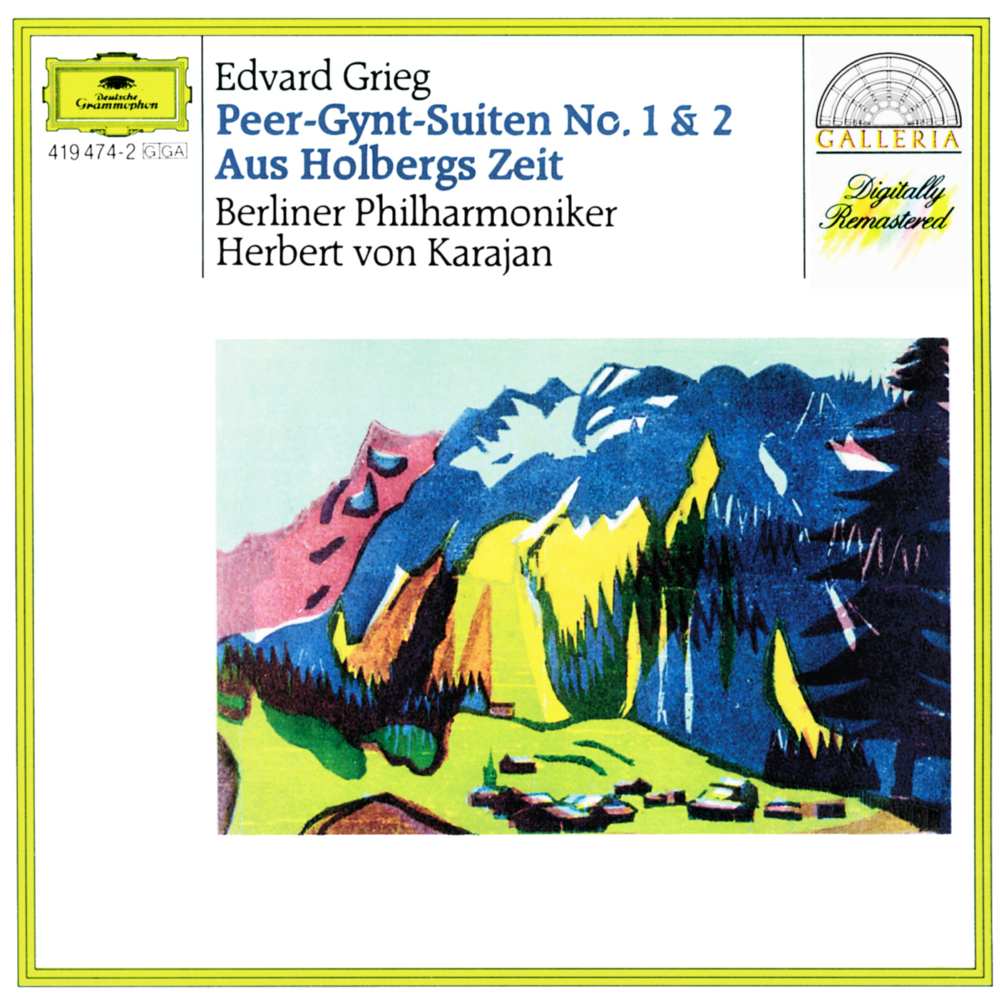 Grieg: Peer Gynt Suites Nos.1 & 2; From Holberg's Time; Sigurd Jorsalfar