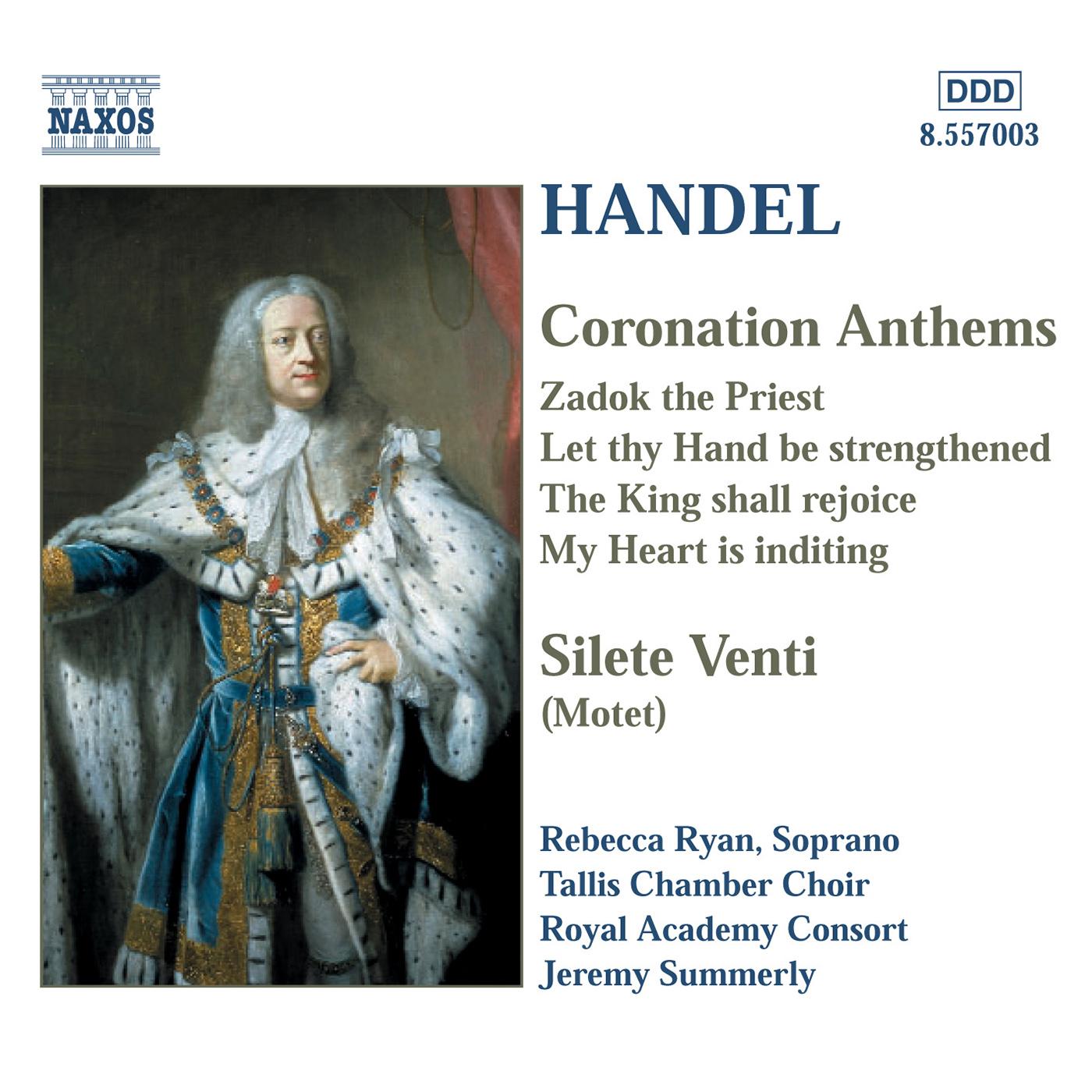 HANDEL: Coronation Anthems / Silete Venti
