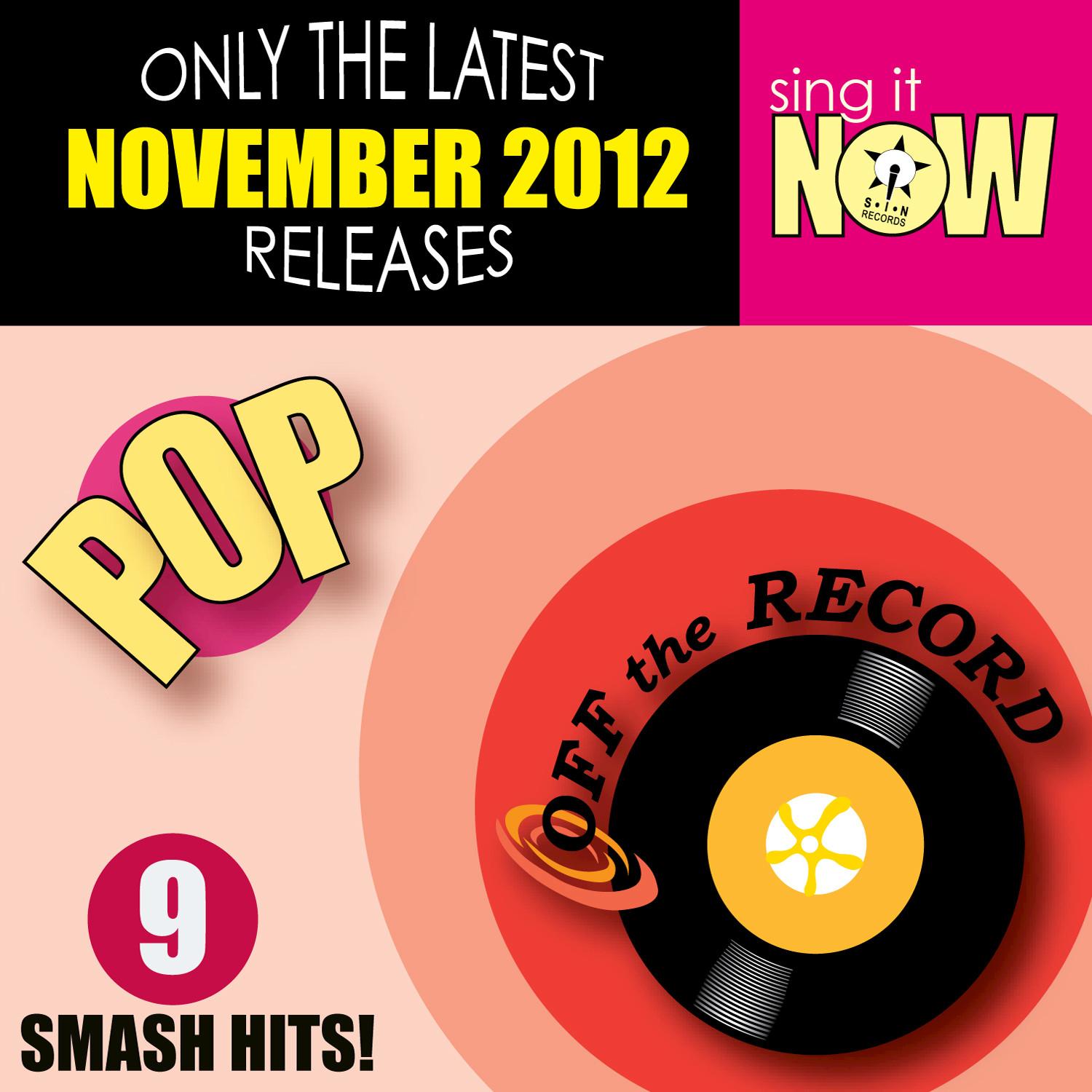 November 2012 Pop Smash Hits