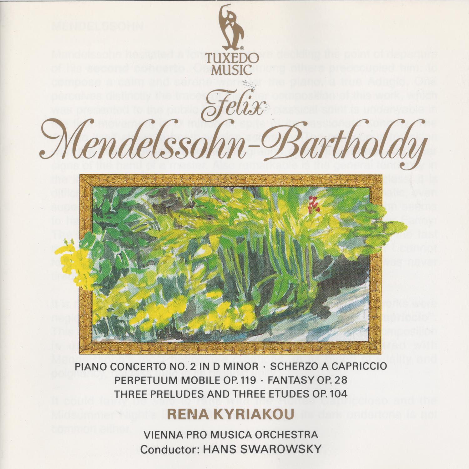 Mendelssohn: Piano Concerto No. 2 and Solo Piano Works专辑