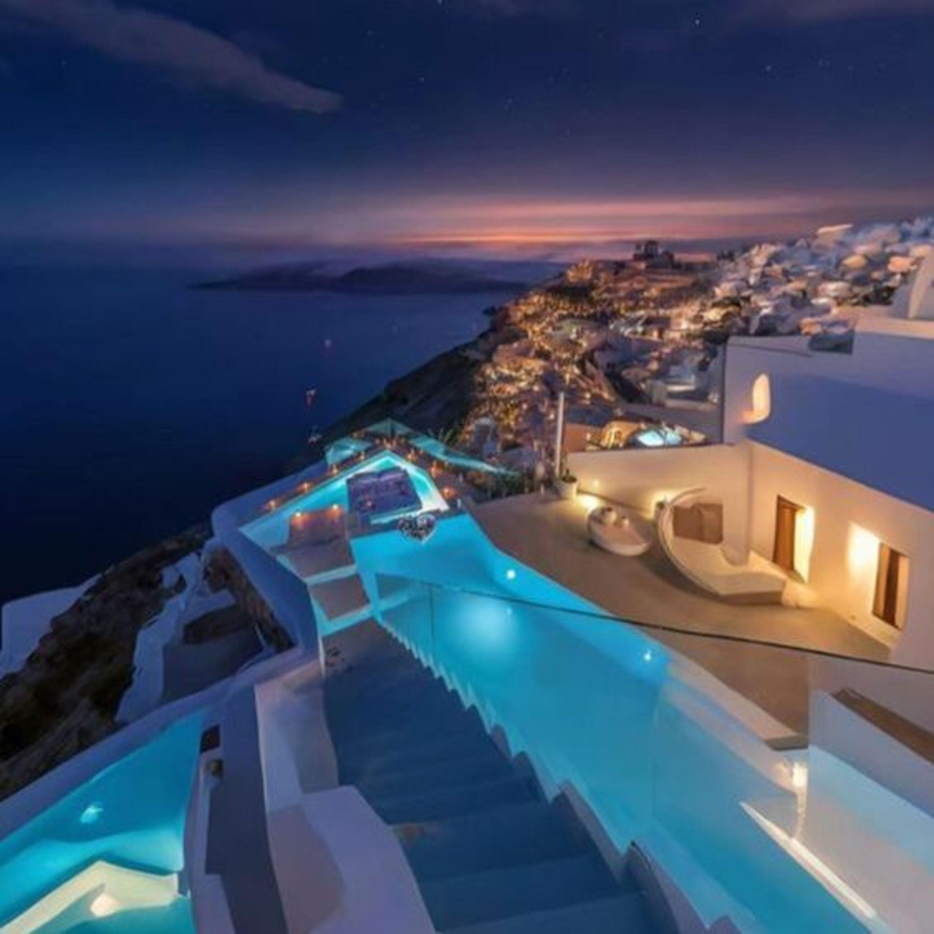 Night at Greece