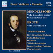 MENDELSSOHN / BRUCH: Violin Concertos (Menuhin) (1951-1952)