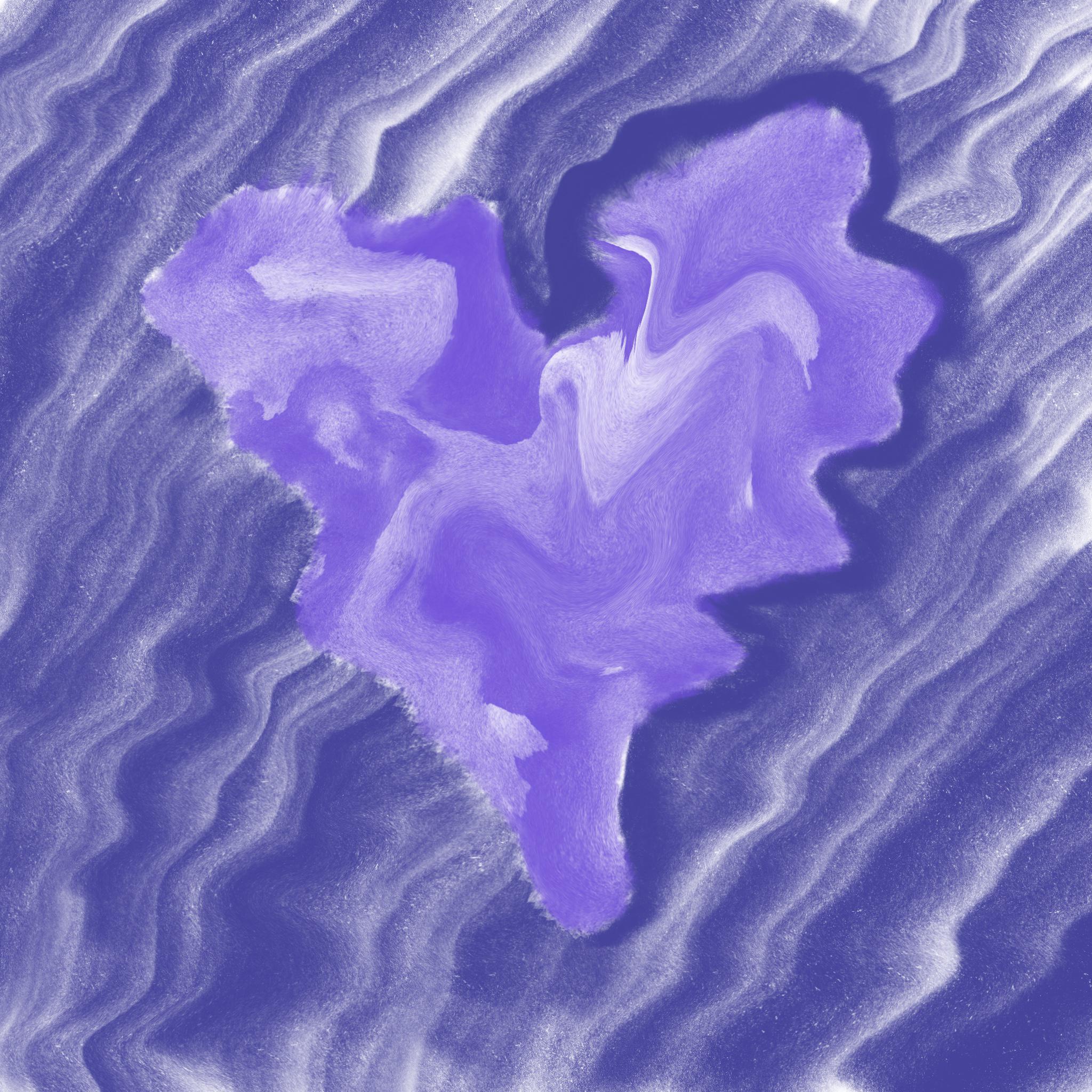 紫色心心送给你