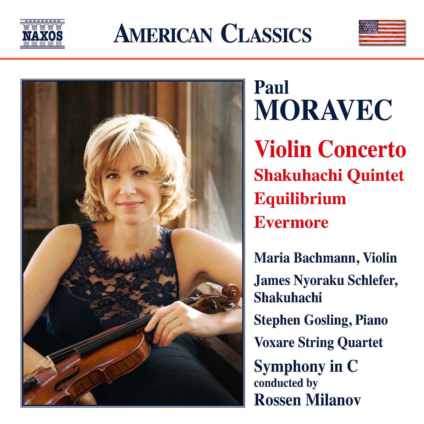 MORAVEC, P.: Violin Concerto / Shakuhachi Quintet / Equilibrium (M. Bachmann, Schlefer, Gosling, Voxare String Quartet, Symphony in C, Milanov)