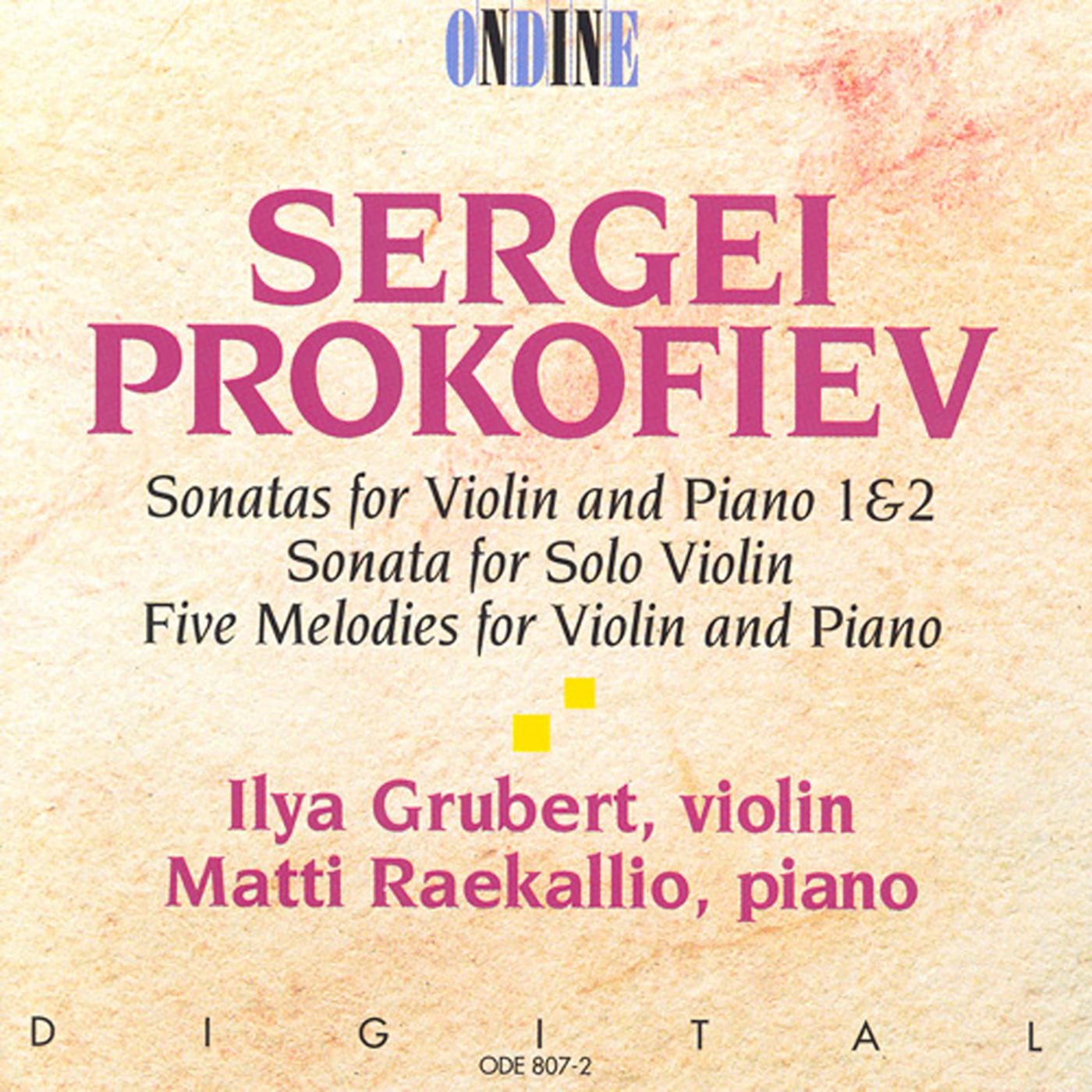 Ilya Grubert - 5 Melodies, Op. 35bis:No. 2. Lento, ma non troppo