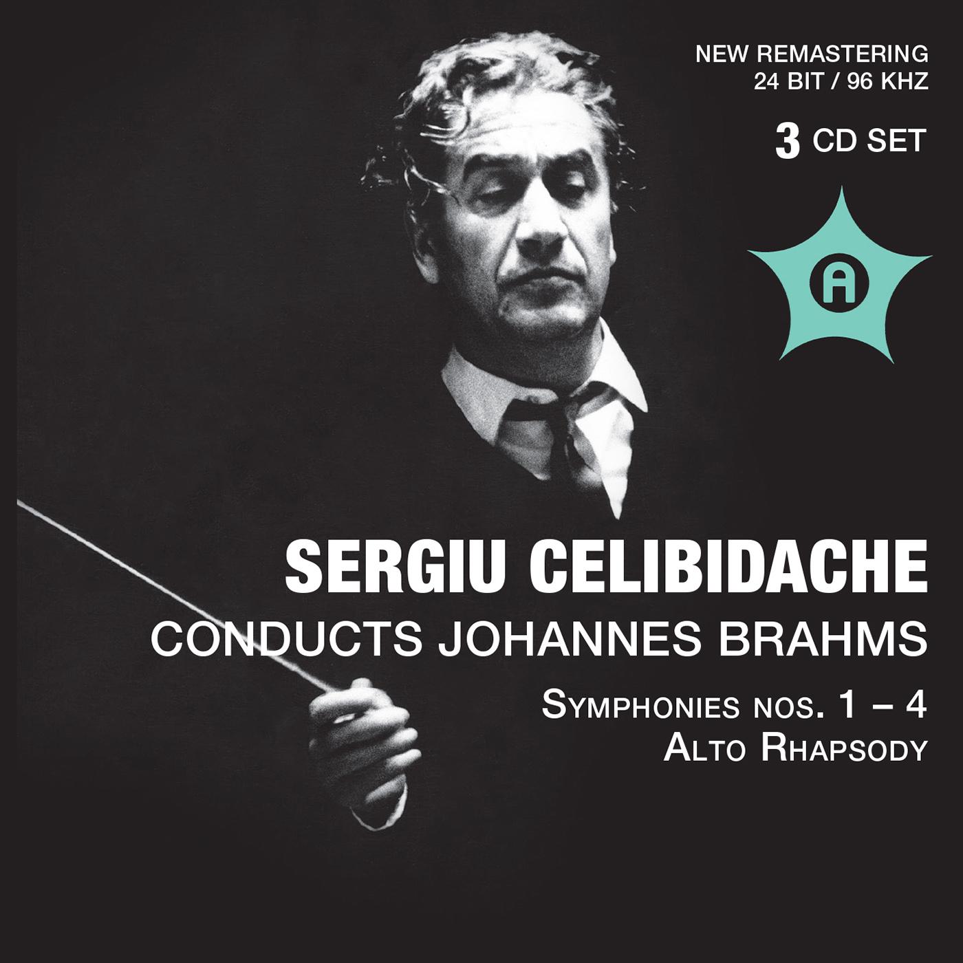BRAHMS, J.: Symphonies Nos. 1-4 / Alto Rhapsody, Op. 53 (RAI Symphony Orchestra, Milan, RAI Symphony Orchestra, Turin, Celibidache) (1958-1959)