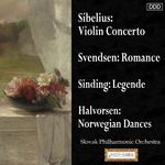 Sibelius: Violin Concerto - Svendsen: Romance - Sinding: Legende - Halvorsen: Norwegian Dances专辑