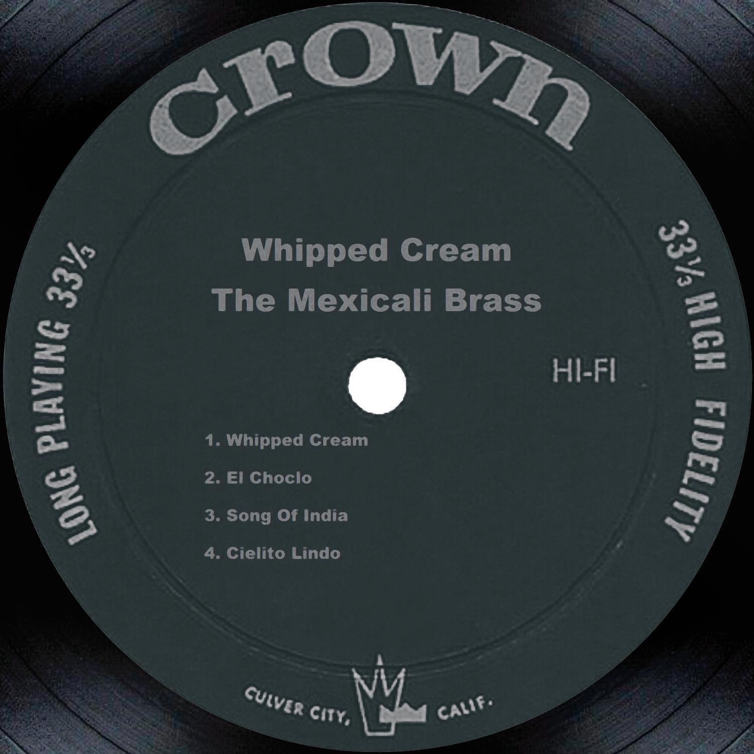 Whipped Cream专辑