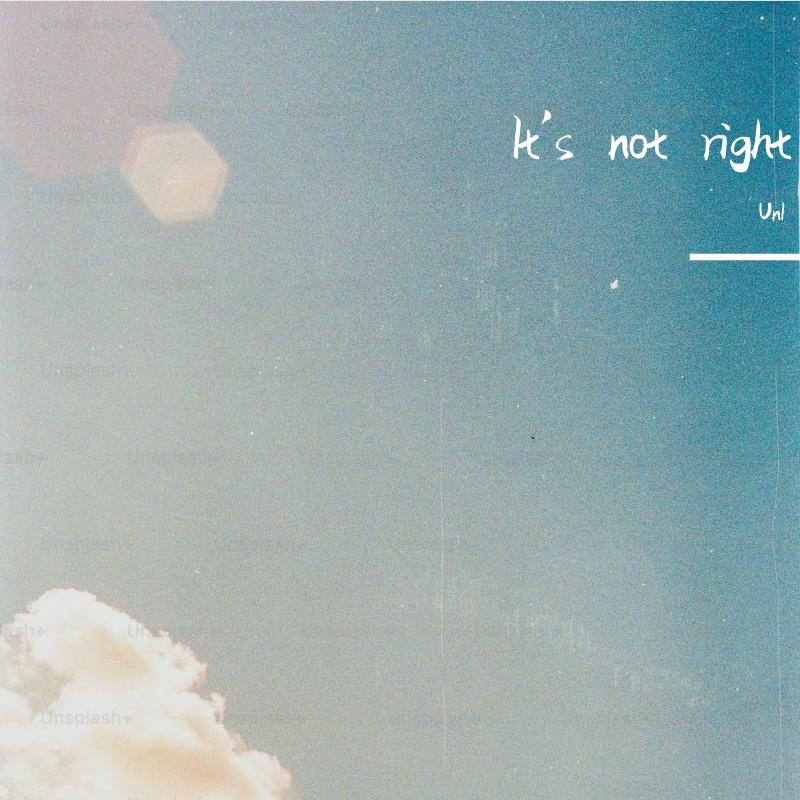 It's not right