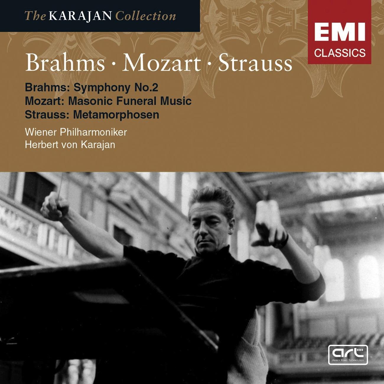 Brahms: Symphony No 2; Mozart: Masonic Funeral March; Strauss: Metamorphosen