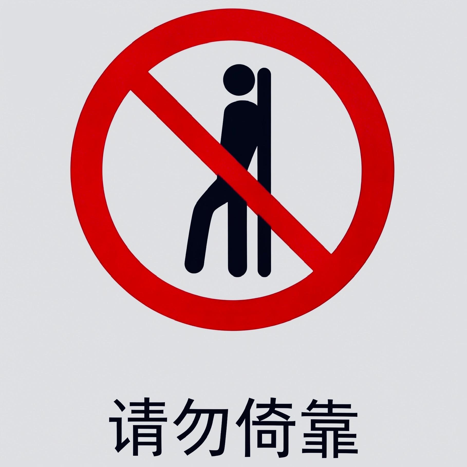 请勿倚靠No Leaning