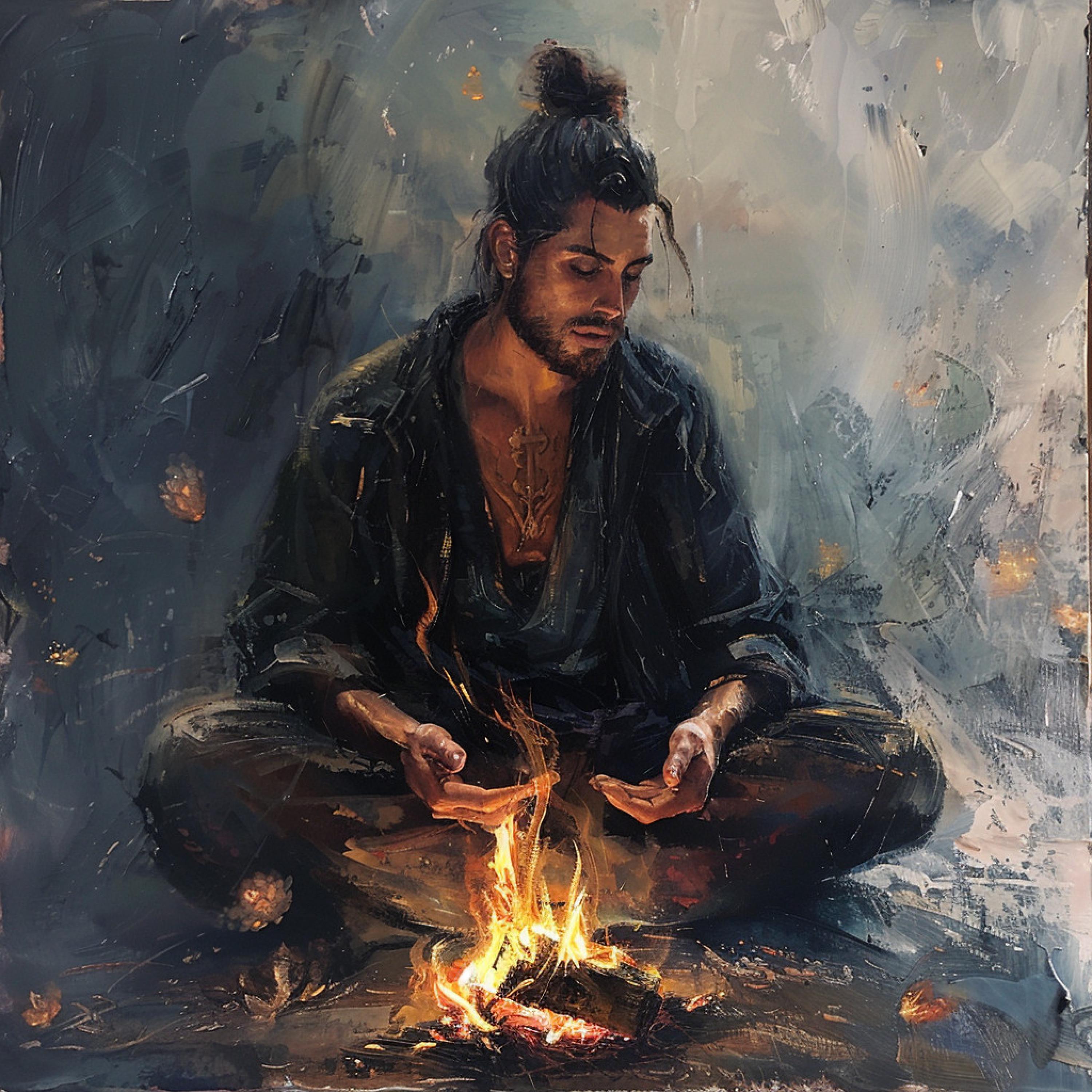 Meditación Chakra - Calma Del Fuego Binaural