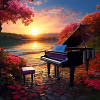 Melodic Drift: A Journey with Piano