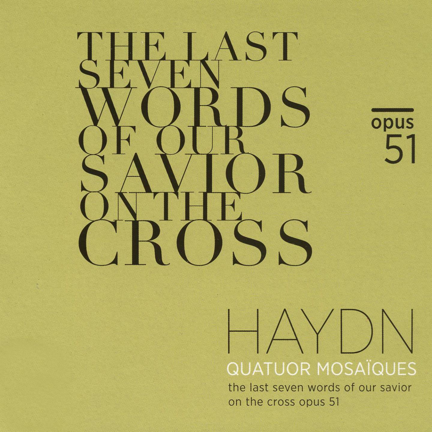 Haydn: The Last Seven Words of Our Savior on the Cross专辑