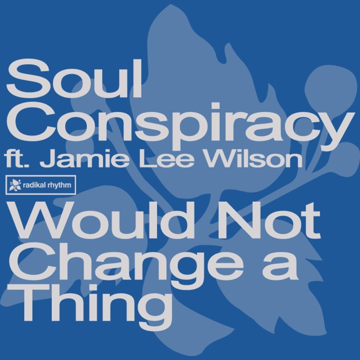 Soul Conspiracy - Would Not Change a Thing (Short Radio Edit)