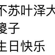 某月某日 to不苏叶泽