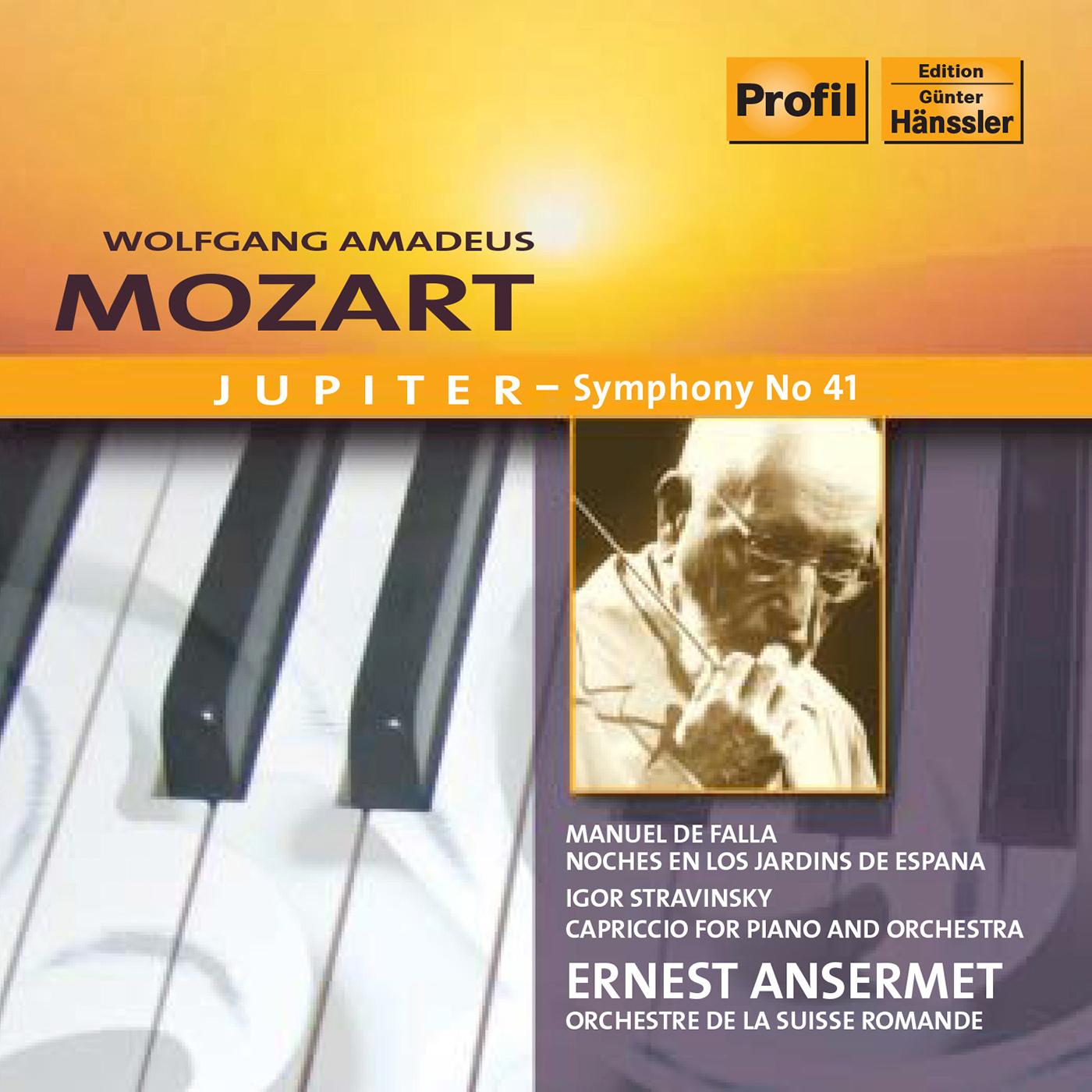 MOZART: Symphony No. 41 / FALLA: Noches en los jardines de España / STRAVINSKY: Capriccio