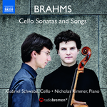 BRAHMS, J.: Cello Sonatas Nos. 1 and 2 / 6 Lieder (arr. G. Schwabe and N. Rimmer for cello and piano专辑