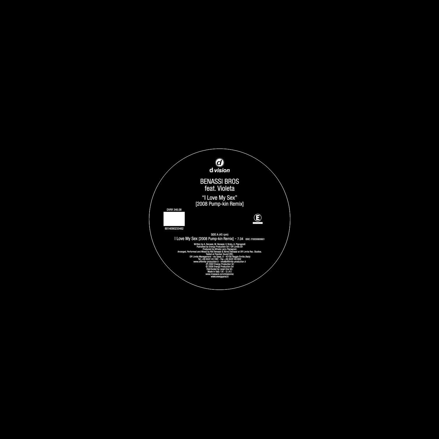I Love My Sex (Pump-Kin 2008 Remix)