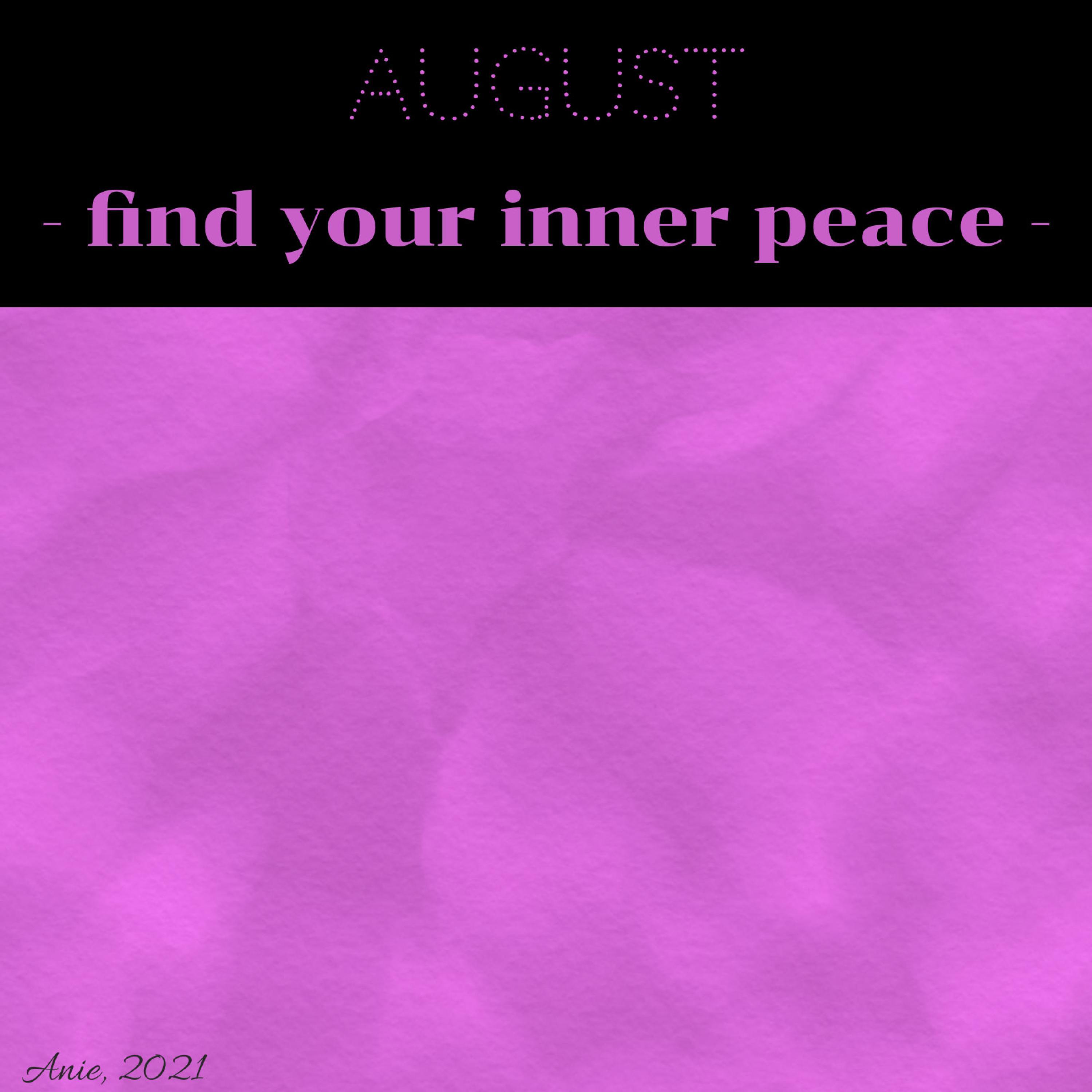 find your inner peace