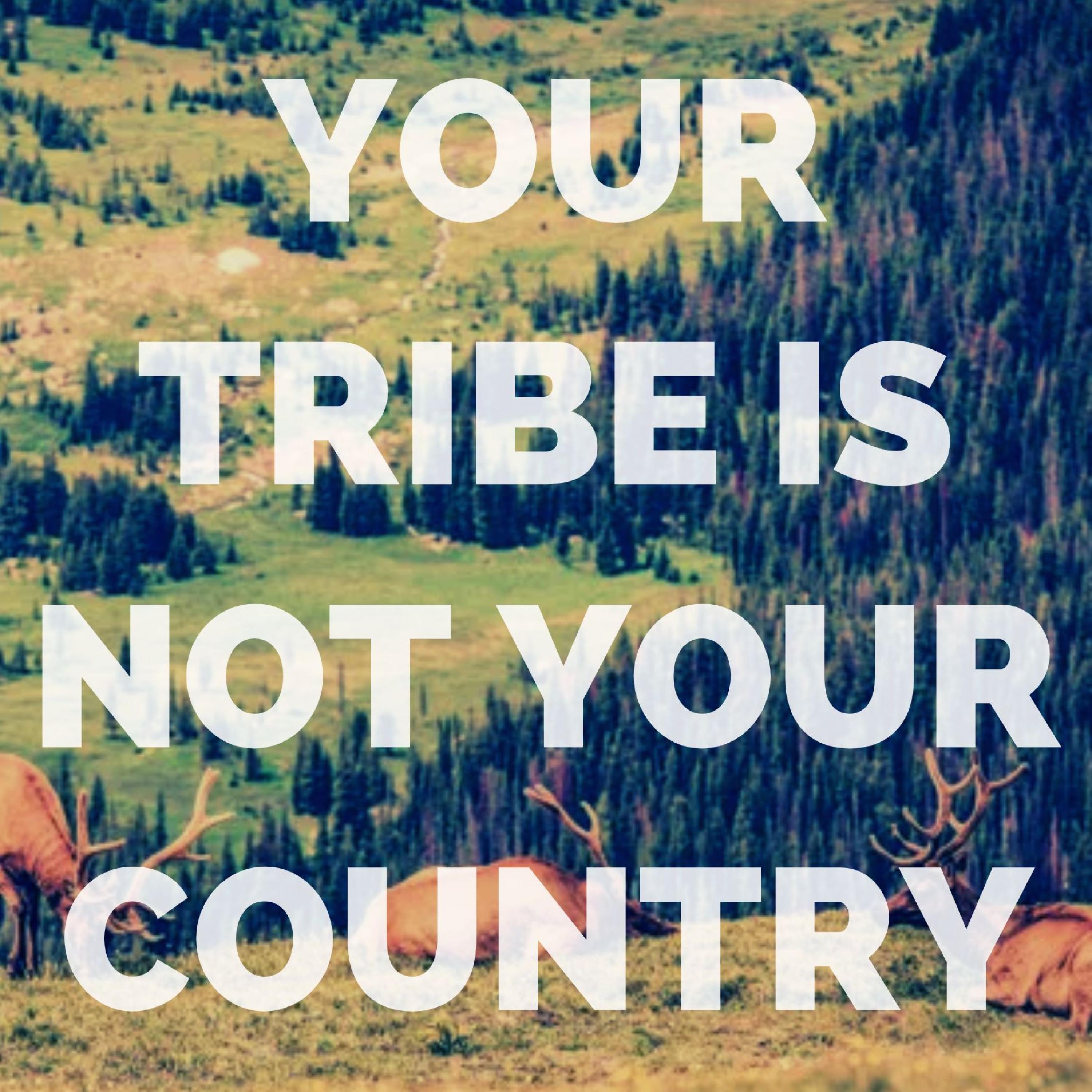 Your Tribe is Not Your Country (Special Mastred Version)