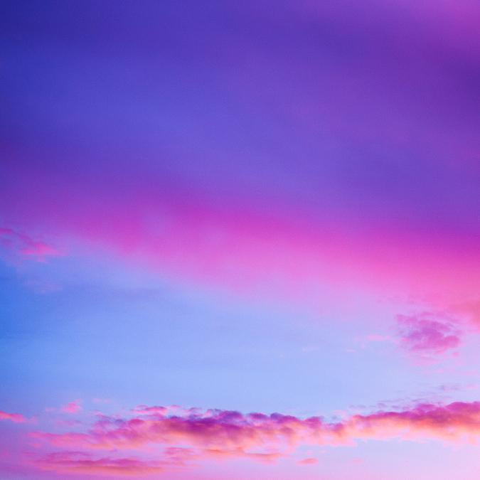 Sunset over the mountains
